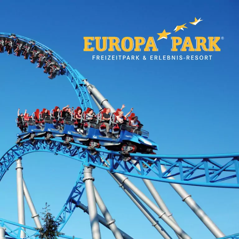 Achterbahn im Europapark Rust als Freizeitmöglichkeit für Dialysepatienten